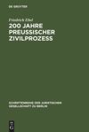 book: 200 Jahre preußischer Zivilprozeß