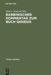 book: Rabbinischer Kommentar zum Buch Genesis