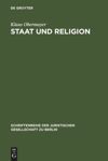 book: Staat und Religion