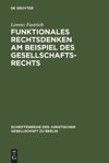 book: Funktionales Rechtsdenken am Beispiel des Gesellschaftsrechts