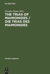 book: The Trias of Maimonides / Die Trias des Maimonides