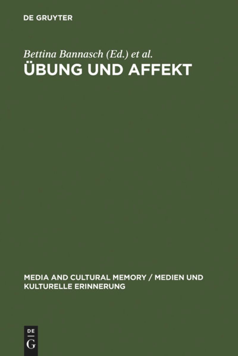 book: Übung und Affekt