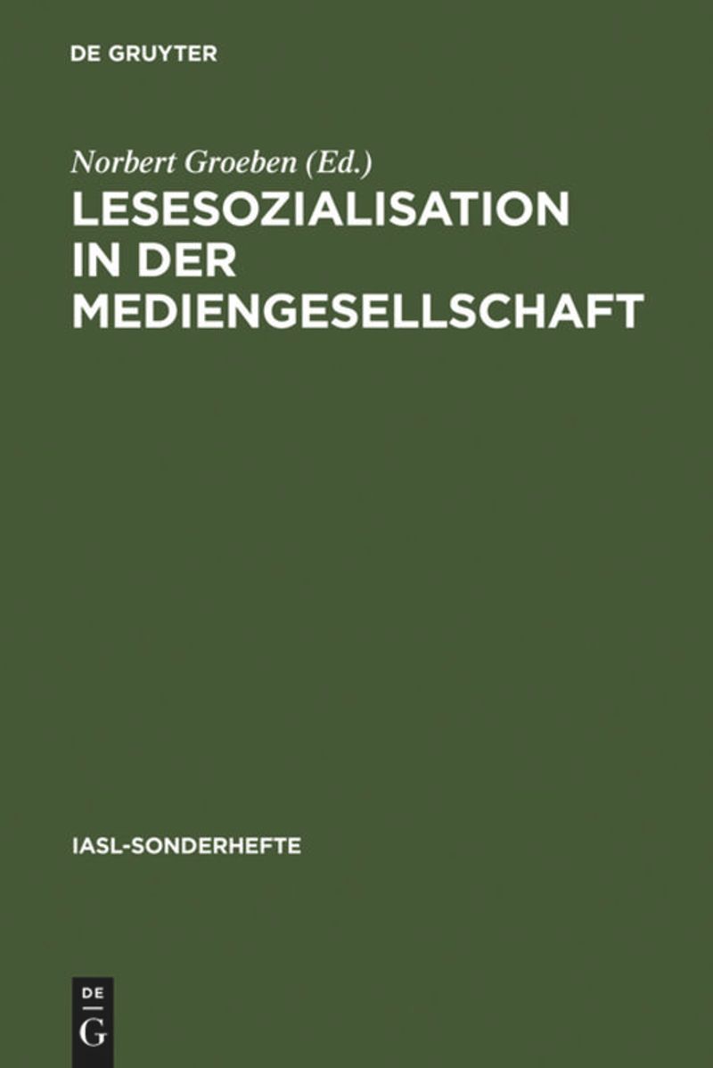 book: Lesesozialisation in der Mediengesellschaft