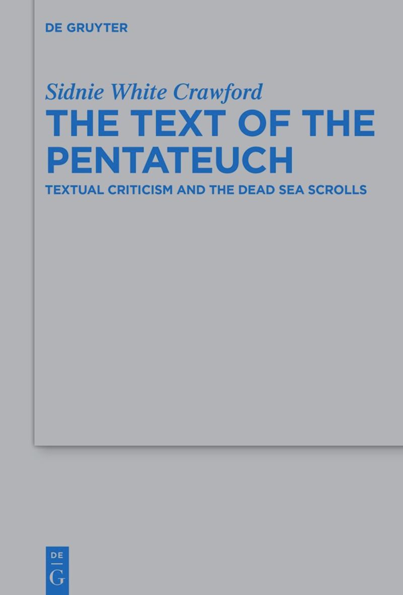 book: The Text of the Pentateuch