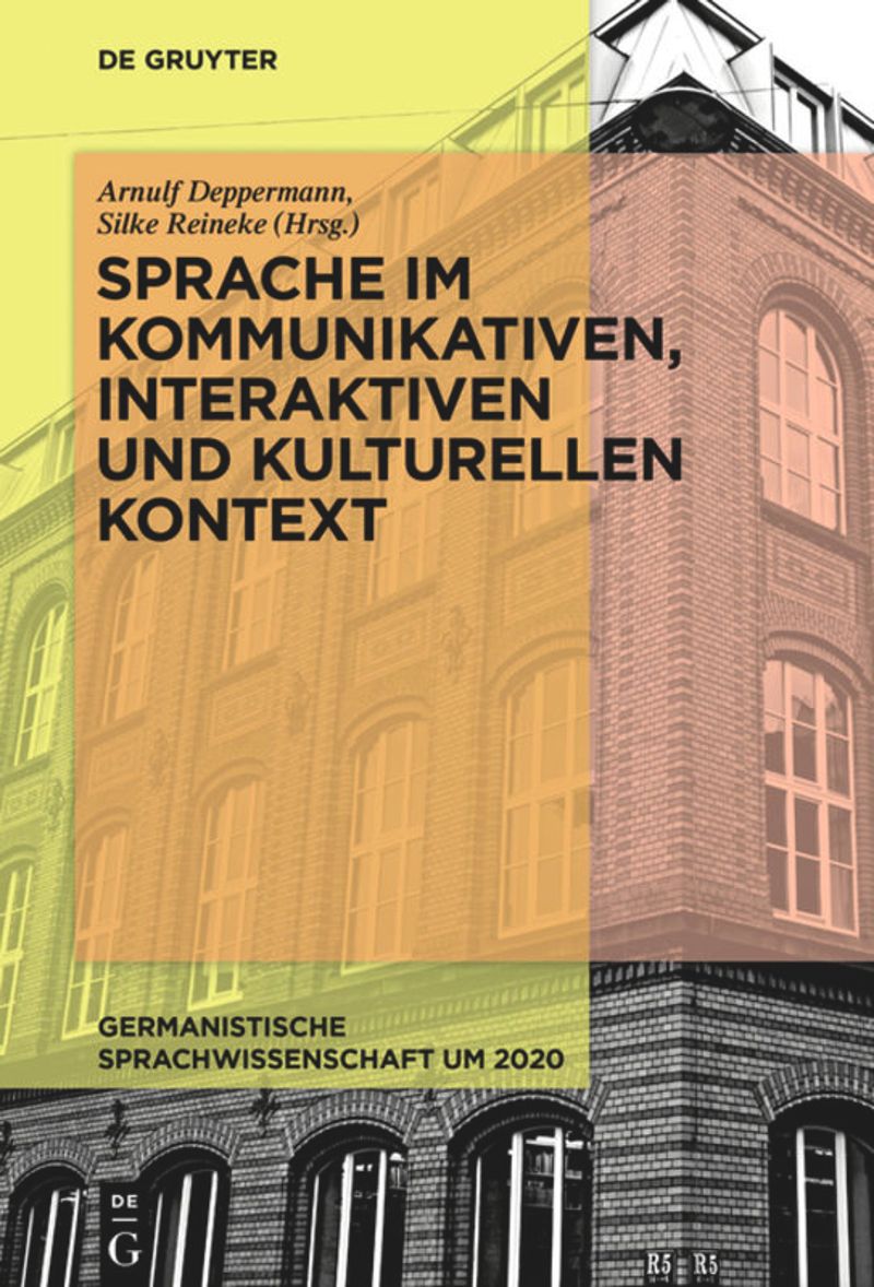 book: Sprache im kommunikativen, interaktiven und kulturellen Kontext