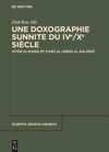 book: Une doxographie sunnite du IVe/Xe siècle