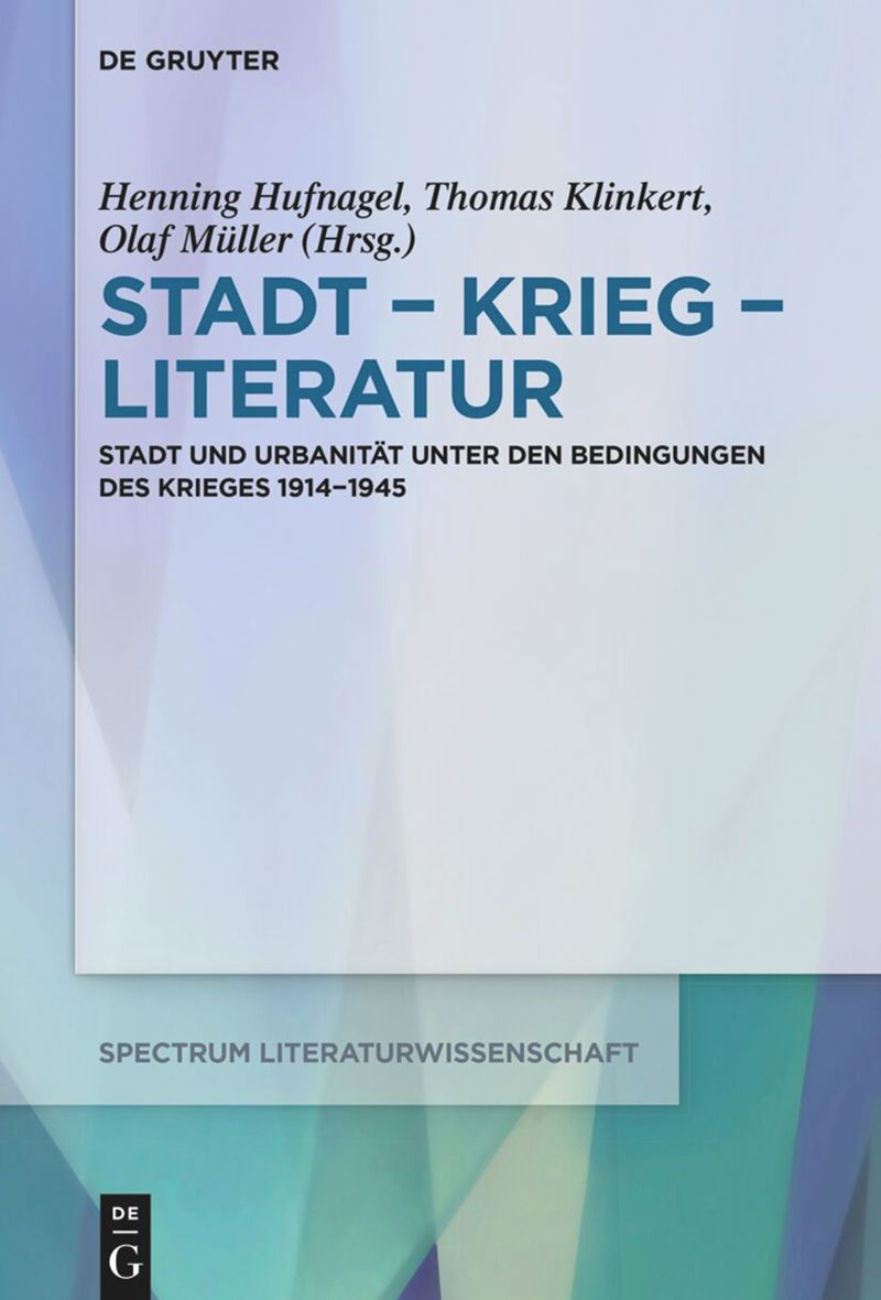 book: Stadt − Krieg − Literatur