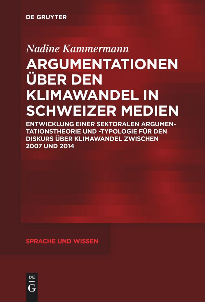book: Argumentationen über den Klimawandel in Schweizer Medien
