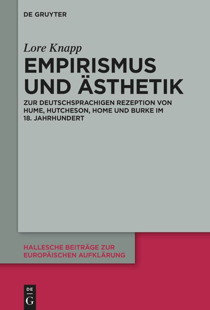 book: Empirismus und Ästhetik