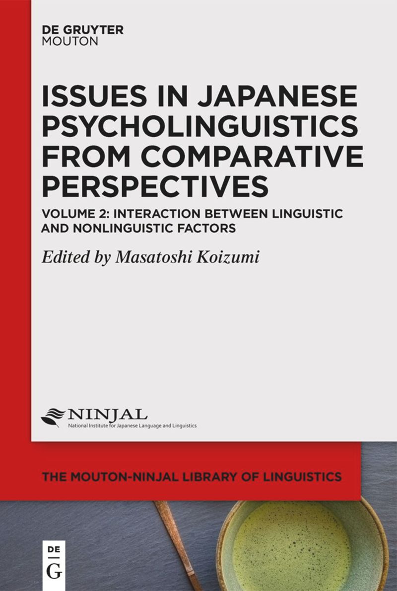 book: Volume 2 Interaction Between Linguistic and Nonlinguistic Factors