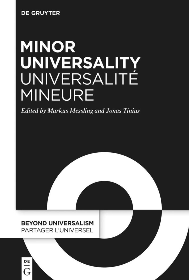 book: Minor Universality / Universalité mineure