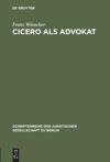 book: Cicero als Advokat