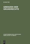 book: Grenzen der Grundrechte