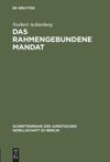 book: Das rahmengebundene Mandat