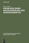 book: Probleme einer Neugliederung des Bundesgebietes