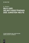 book: Bild und Selbstverständnis des Juristen heute