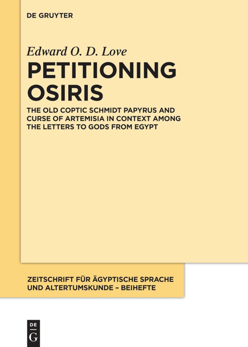 book: Petitioning Osiris