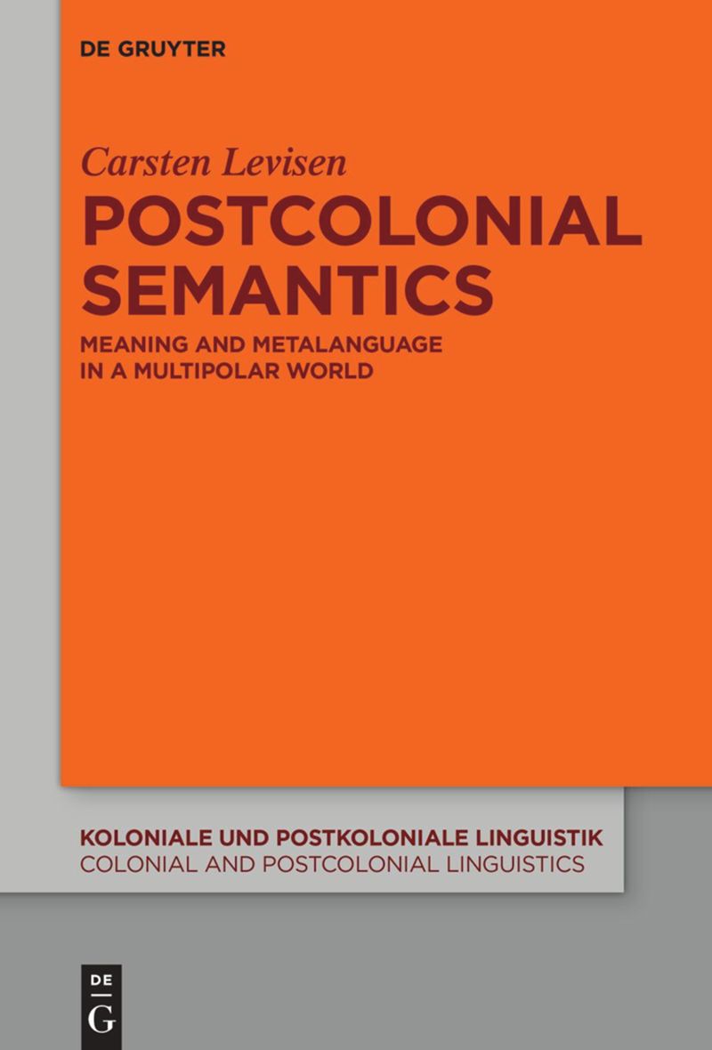 book: Postcolonial Semantics