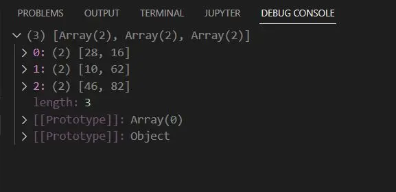 nested map javascript