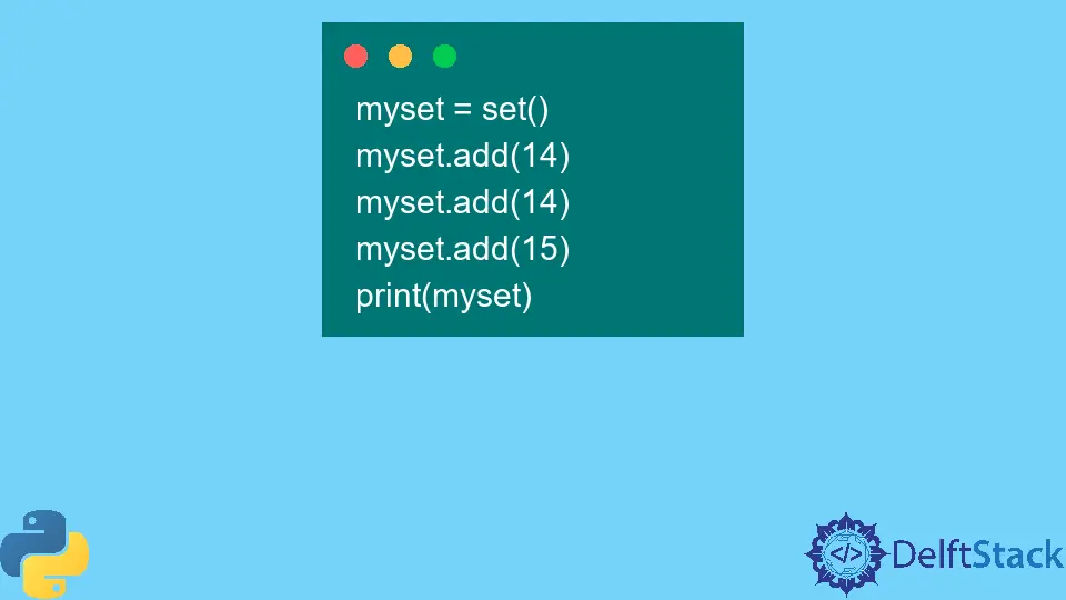 Agregar valores a un conjunto en Python