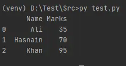 Python TypeError: 'DataFrame' オブジェクトは呼び出し可能ではありません