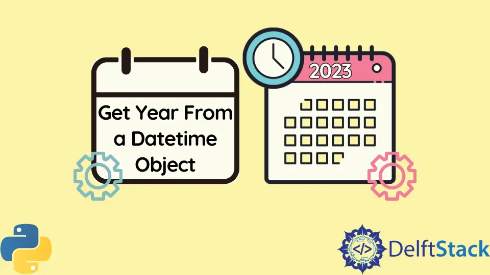 Come ottenere l'anno da un oggetto datetime in Python