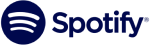 dark blue spotify logo