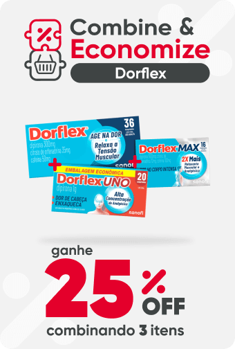 Combine e economize Dorflex em promoção