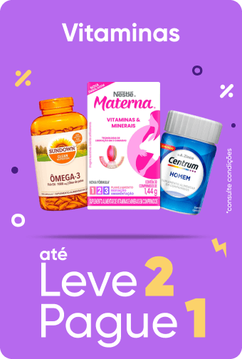 Vitaminas até Leve 2 Pague 1