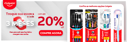 Escovas Colgate em promoção