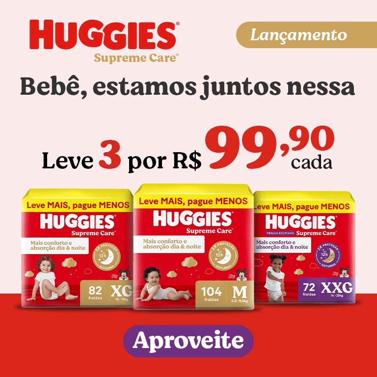 Huggies em promoção