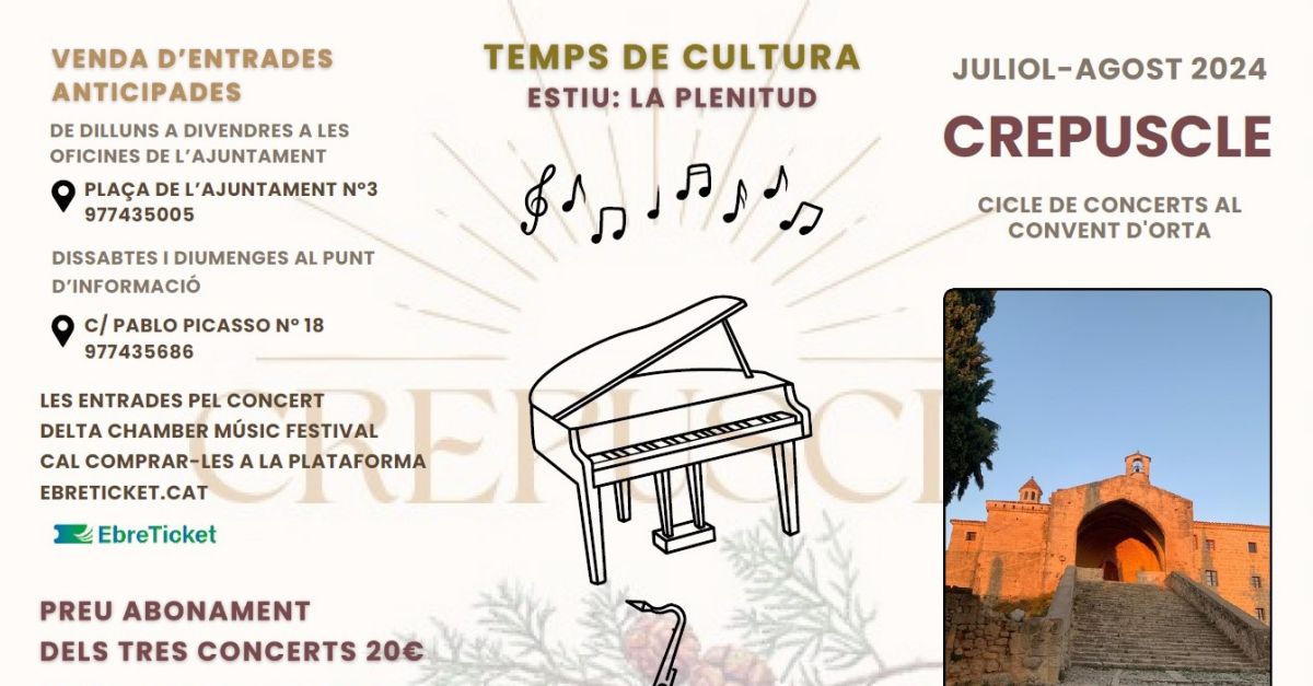 Cicle de concerts al Convent d�Orta