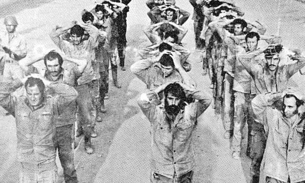 Israeli soldiers in Egyptian captivity during the October 1973 war