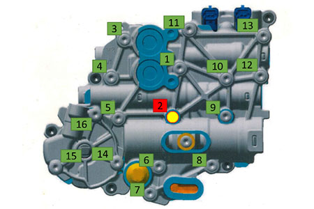 Computergrafik eines Motors