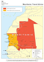 Mauritania Map