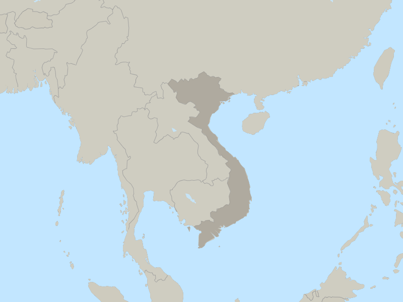 map of vietnam