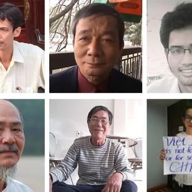 Top row: Pham Chi Dung, Nguyen Tuong Thuy, Le Huu Minh Tuan. Bottom row: Pham Chi Thanh, Tran Duc Thach, Dinh Thi Thu Thuy.