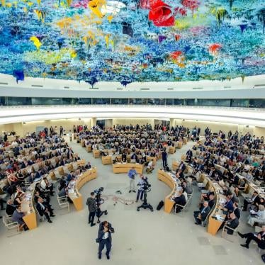 Delegates sit at the opening of the 41th session of the Human Rights Council, at the European headquarters of the United Nations in Geneva, Switzerland, June 24, 2019.