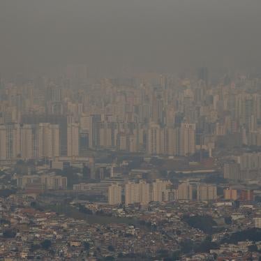 Dry climate and wildfires create a residual layer of thick pollutants that cover the city of São Paulo, Brazil on September 17, 2020.