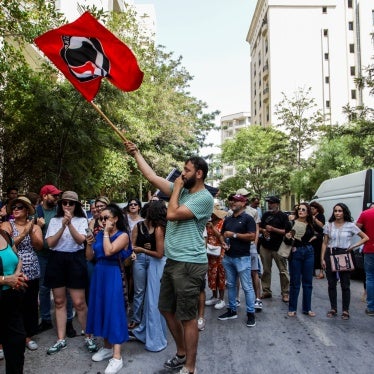 A demonstration in front of the Independent High Authority for Elections building against their decision to accept the candidacy of the current president, Kais Saied, and two other candidates, Zouhair Maghzaoui and Ayachi Zammel, running in the presidential elections, Tunis, Tunisia, September 2, 2024.