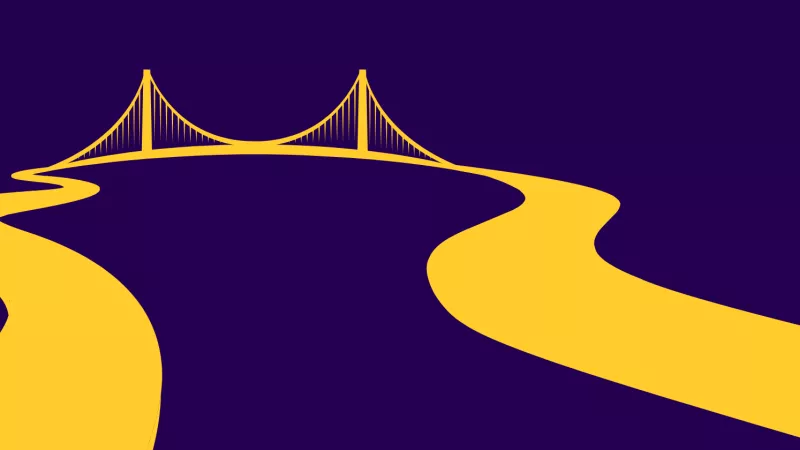 a graphic of a bridge