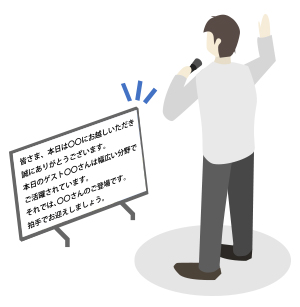 イベント会場やスタジオの「返しモニター」として活用できる