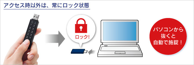 盗難・紛失時の情報漏えいを防ぐ！