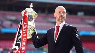 <p>ERIK THE RED: Erik ten Hag is to remain as Manchester United manager following a performance review. Photo credit: Nick Potts/PA Wire.</p>