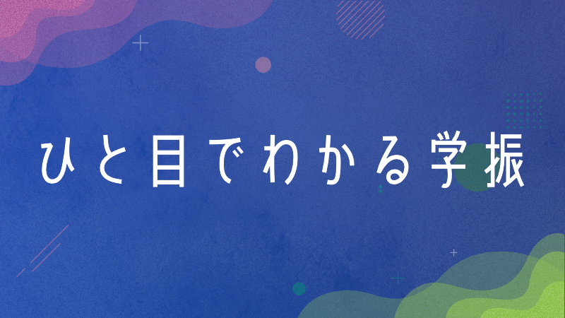 「ひと目でわかる学振」のバナー画像