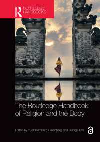 ラウトレッジ版　宗教と身体ハンドブック<br>The Routledge Handbook of Religion and the Body（1 DGO）