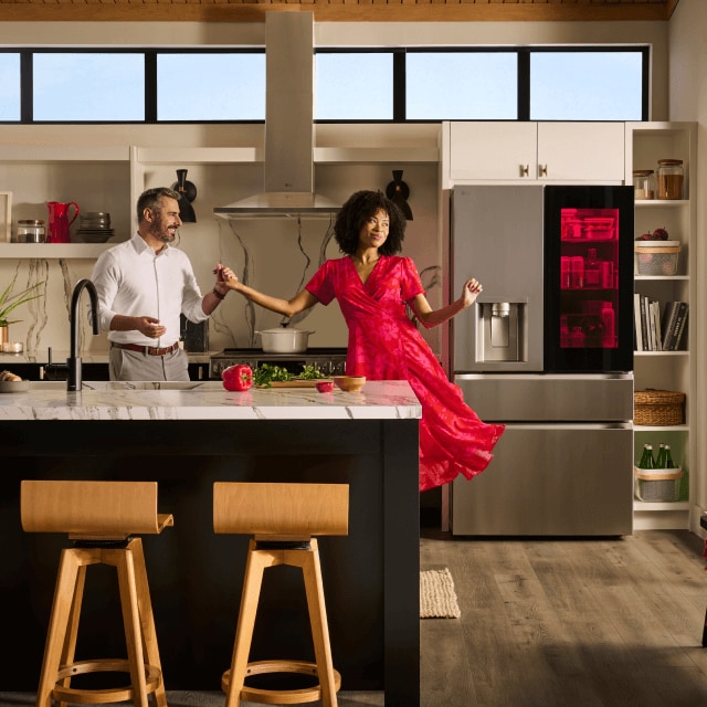 Image for LG InstaView® MyColor Refrigerator brings a world of color to your kitchen