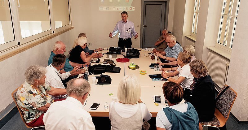 Teilnehmende am Senioren-Medienmentoren-Programm