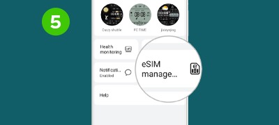 Set Up eSIM Cellular on Huawei Watch 3 Step 5