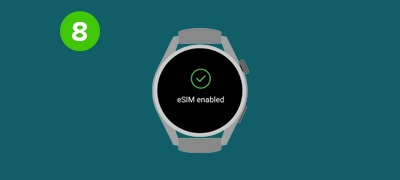 Set Up eSIM Cellular on Huawei Watch 3 Step 8